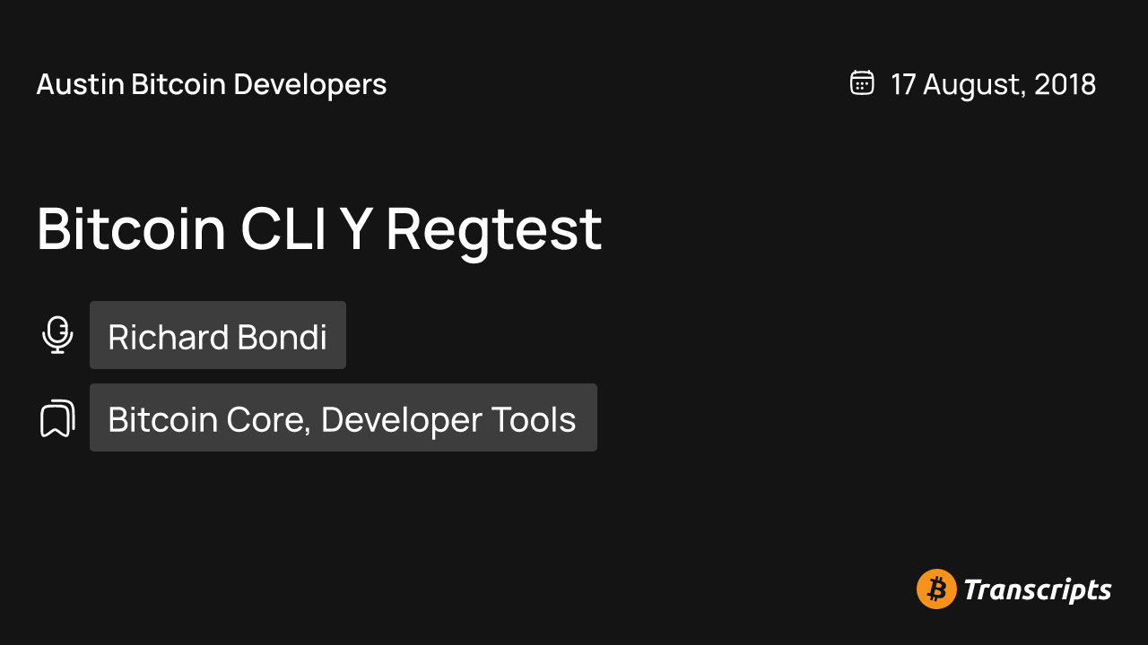 Bitcoin CLI y Regtest